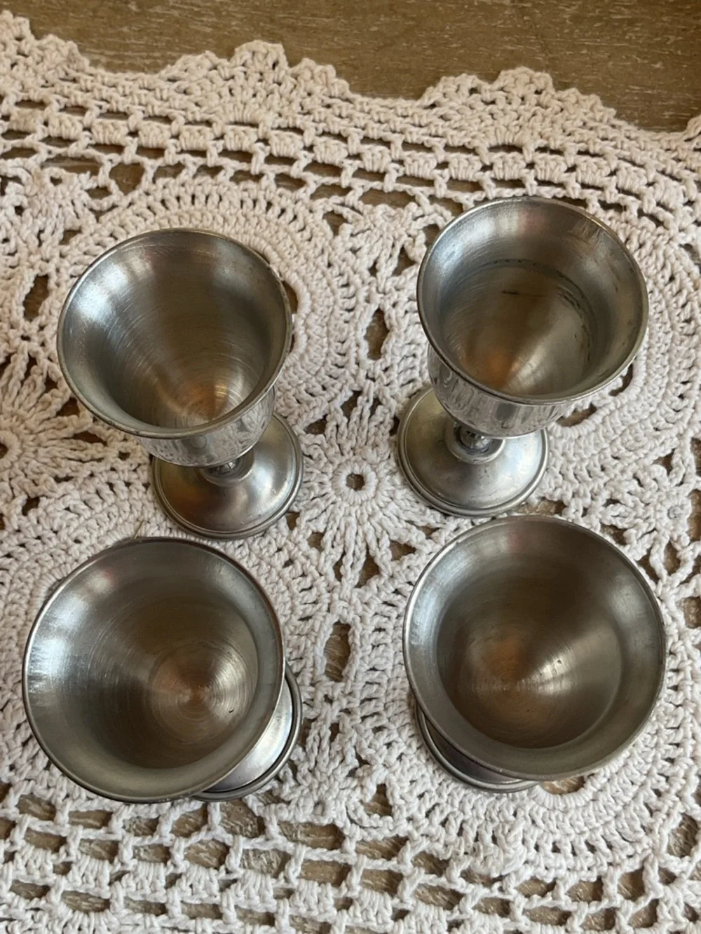 Vintage Revere Pewter cordial glasses- Set of 4 - Picture 7 of 7